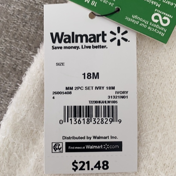 Modern Moments Soft knit Ivory sweater and pants set by Gerber Size 18 mo. NWT - Picture 8 of 10